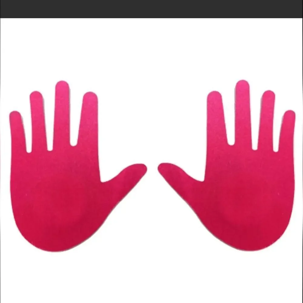 NWOT Pink Hand Pasties